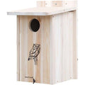 Sturdy Wood Bird House for Owls and Kestrels