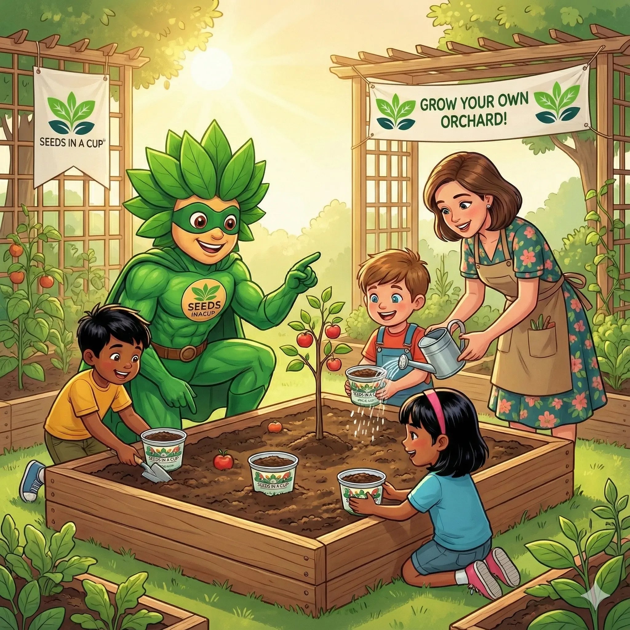 Seeds In A Cup®: Entire Garden in a Box- Choose 5 Pack!