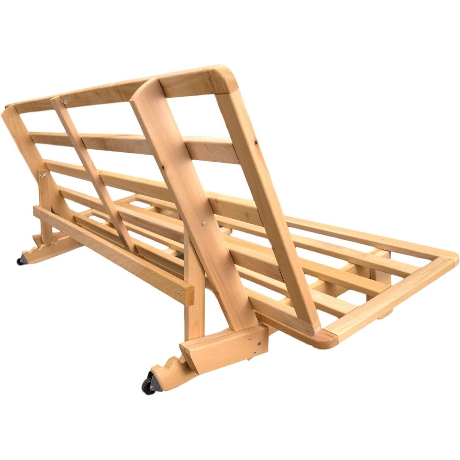 Queen size Solid Wood Futon Sofa Bed Frame - Made in the USA