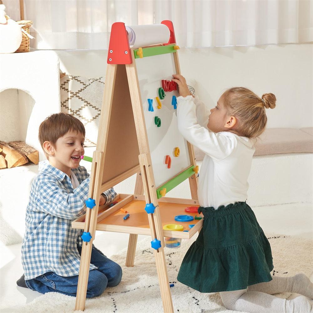Tiny Land® 3-in-1 Art Easel & Paper Roll Set
